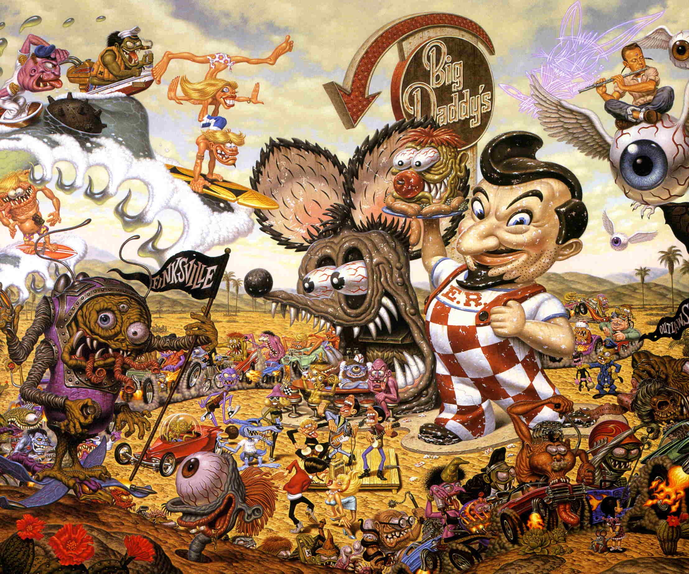 作品集Rat Fink THE ART OF Ed Big Daddy Roth Rare Original Art of Ed “Big Daddy” Roth and hot-rod icon