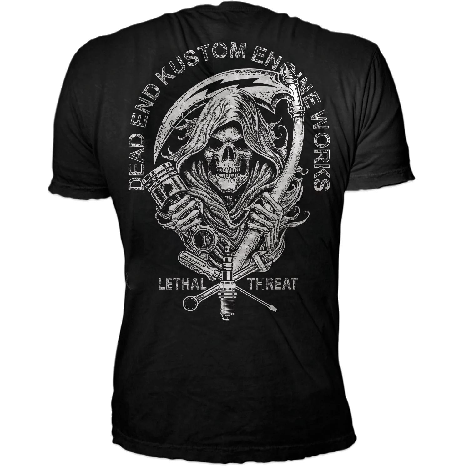 Kustoms Kulture Reaper Black T-Shirt – Lethal Threat