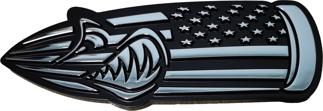 USA BULLET Peel n Stick Abs Emblem