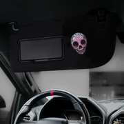 Pink DOD Skull Car Patch