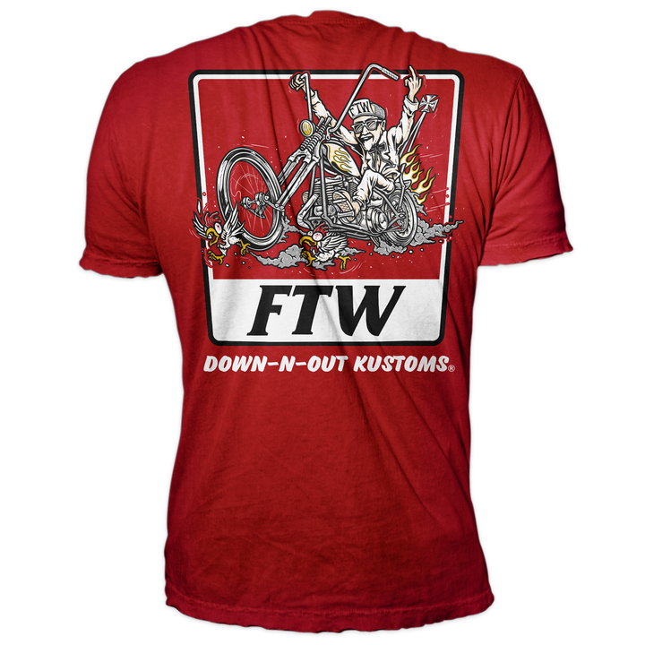Gettin Fried Red Tee