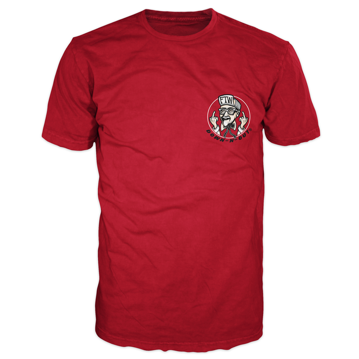 Gettin Fried Red Tee