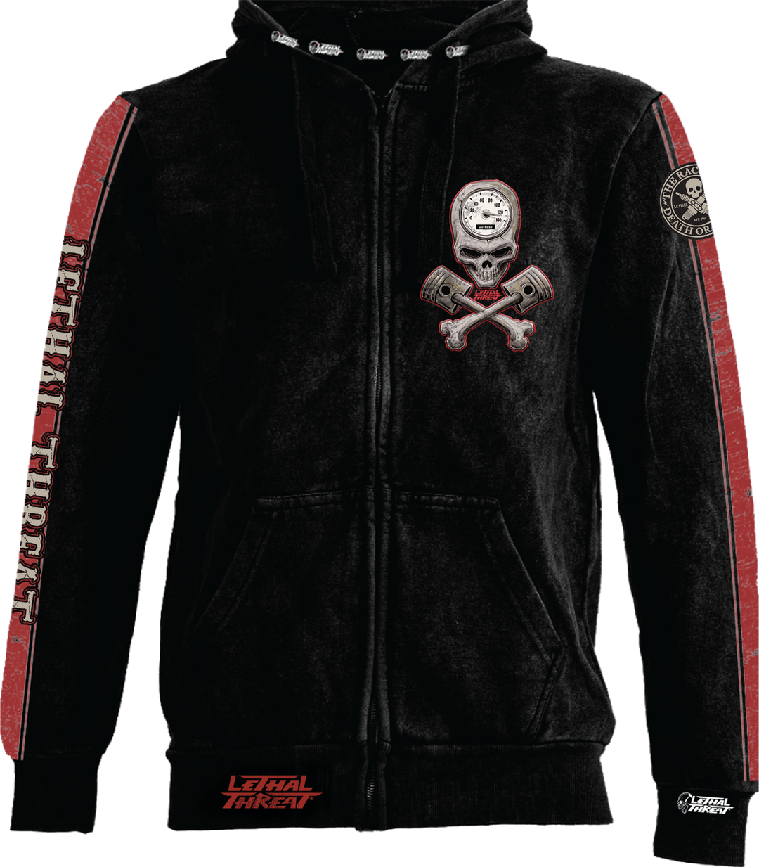 DEATH OR GLORY ZIP UP HOODIE