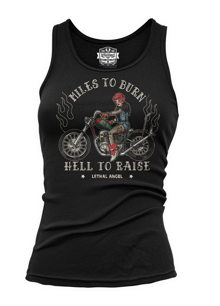 Miles To Burn Hell To Raise Tank Top | Lethal Angel®