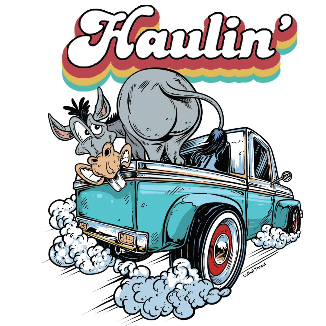 Haulin Ass Mini Decal/Sticker