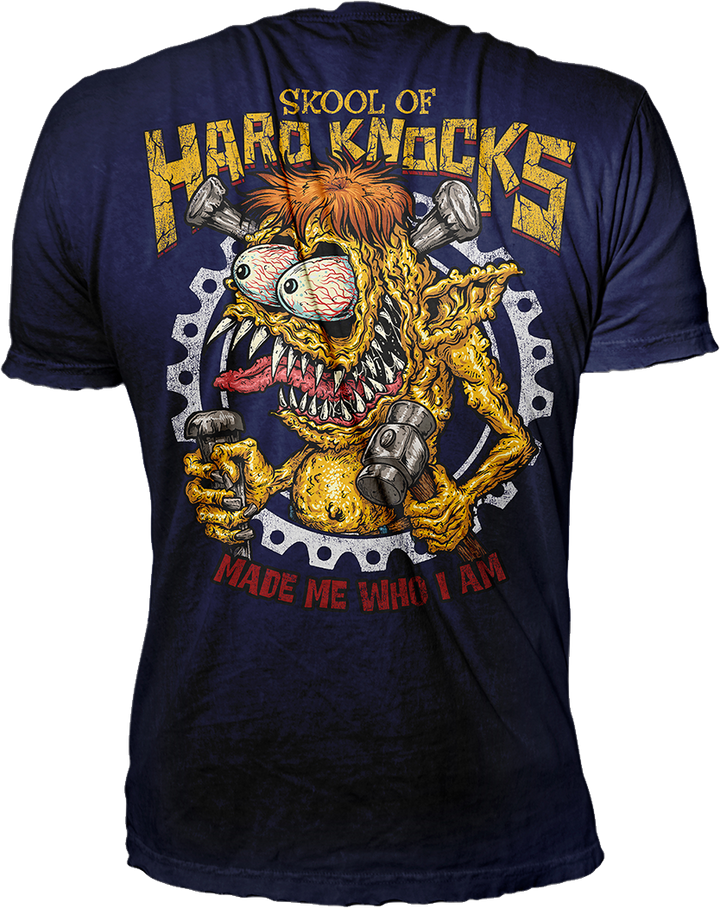 Skool of Hard Knocks Navy Blue Men's Navy-Blue Tee Shirt