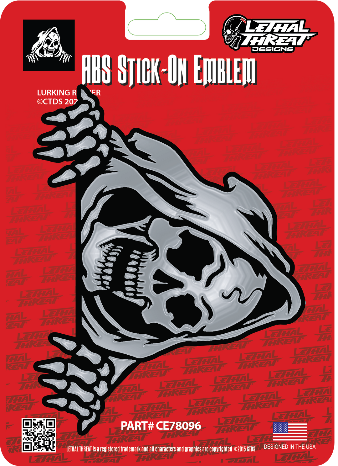 LURKING REAPER Peel n Stick Abs Emblem