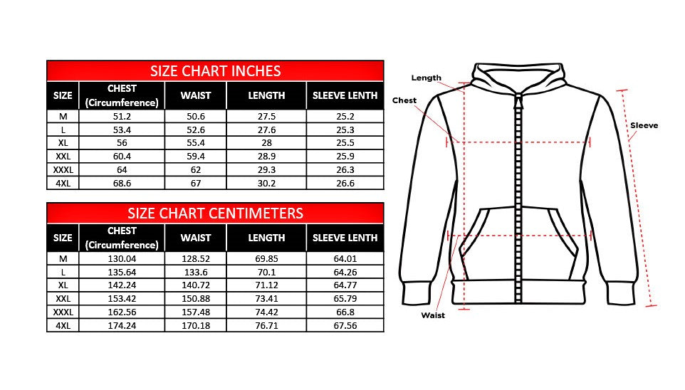 DEATH OR GLORY ZIP UP HOODIE