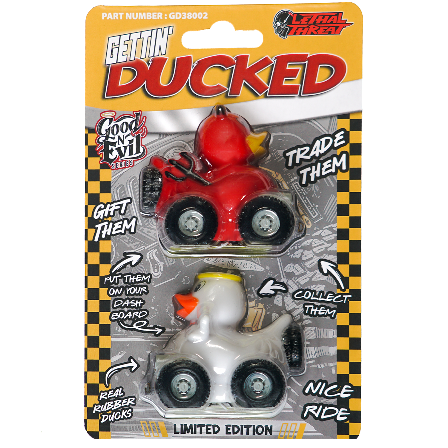 ディック　デュアーステイン/always trust a duck Gettin' Ducked - Good n Evil Rubber Ducks – Lethal Threat