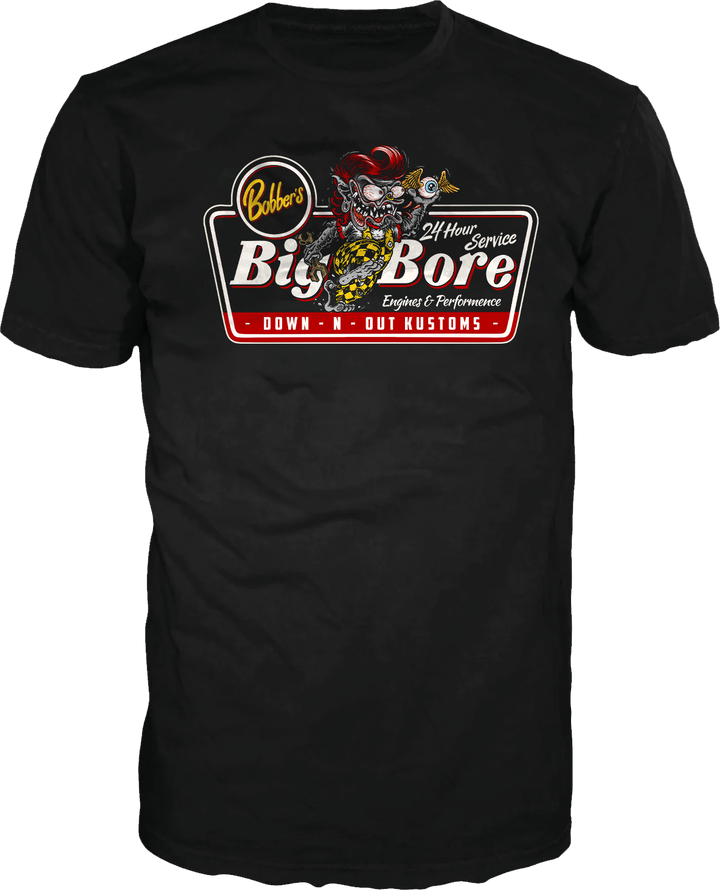 Big Bore Monster Black T-Shirt