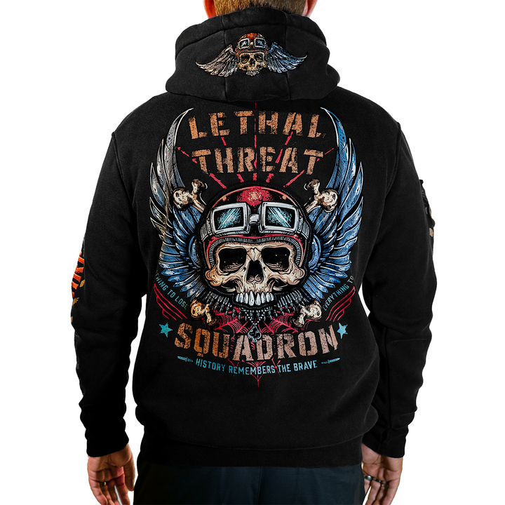 Flight and Fight Pull Over Hoodie