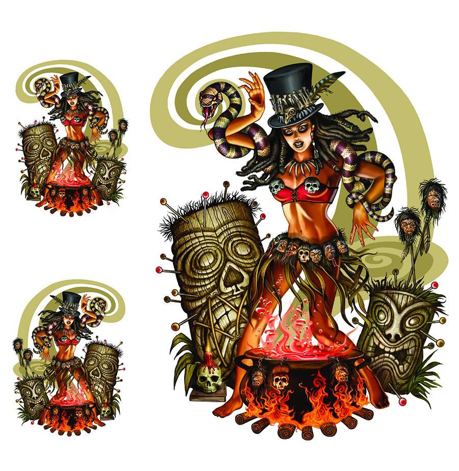 Voodoo Woman Decal