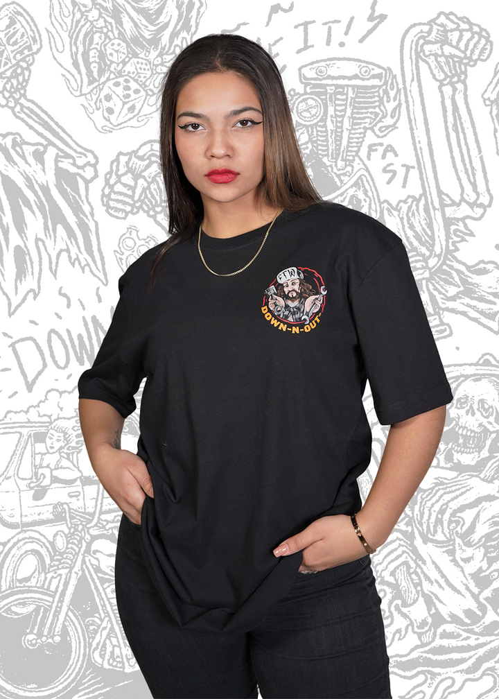 Built My Ride Black Tee