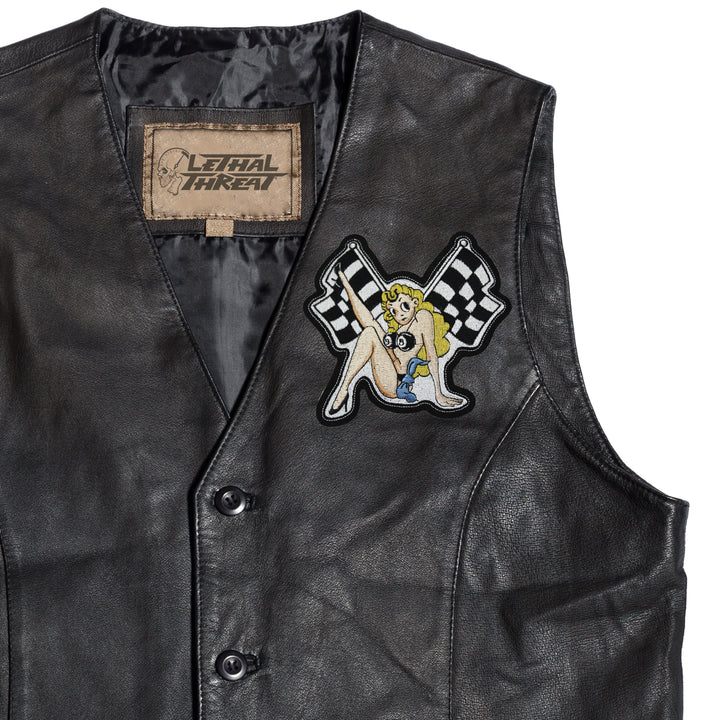 Lady Luck Vintage Embroidered Patch- LG