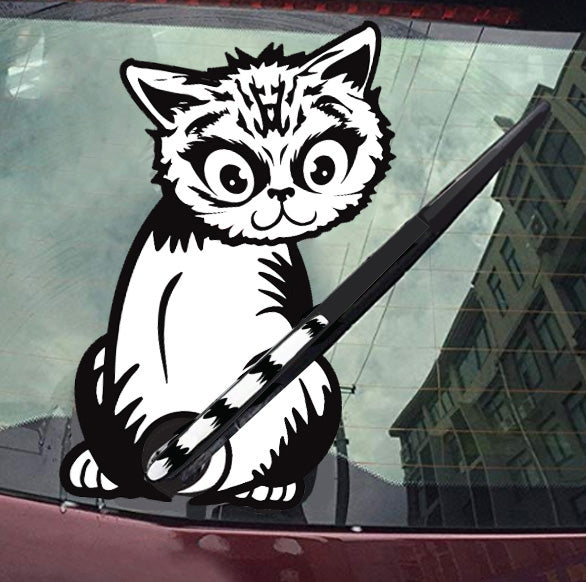Rear Window Sticker: Cat Sticker Kit