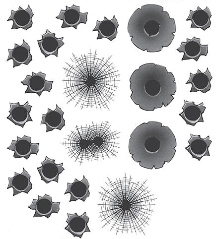 Bullet Holes Decals