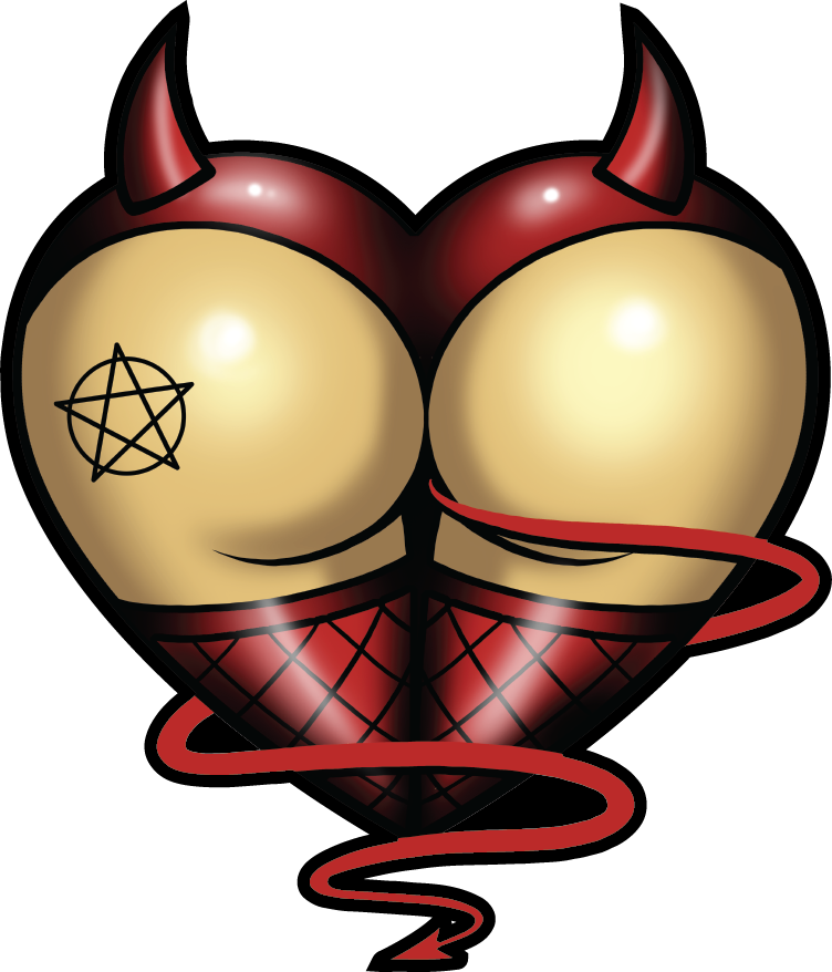 Devil Ass Mini Decal/Sticker