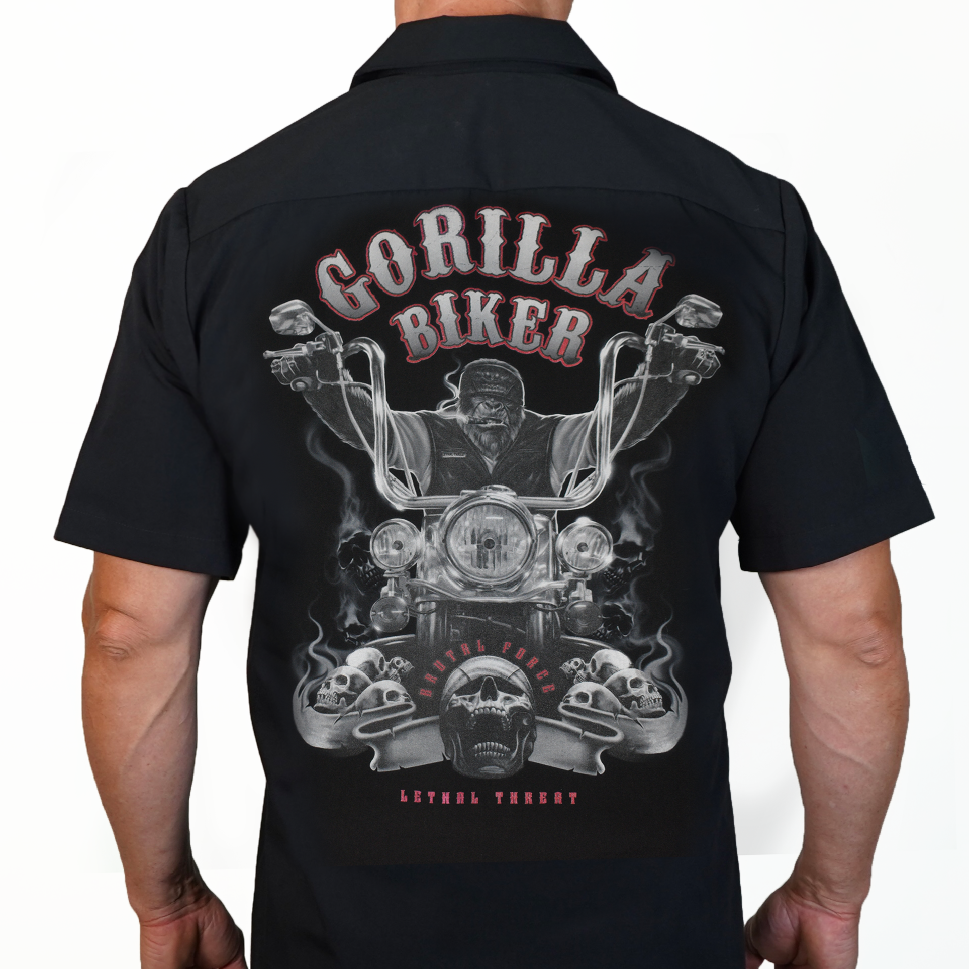 Renegade Gorilla Garage Printed Work Shirt – Lethal Threat