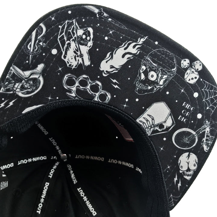 DOWN-N-OUT Flat Bill Hat