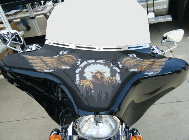 Vintage Racer Skull Decal Set