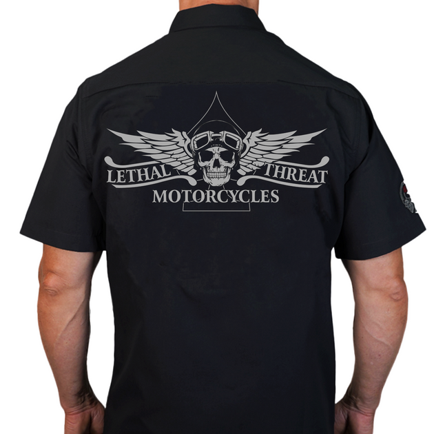 T-shirt Homme Moto vintage (brodé)