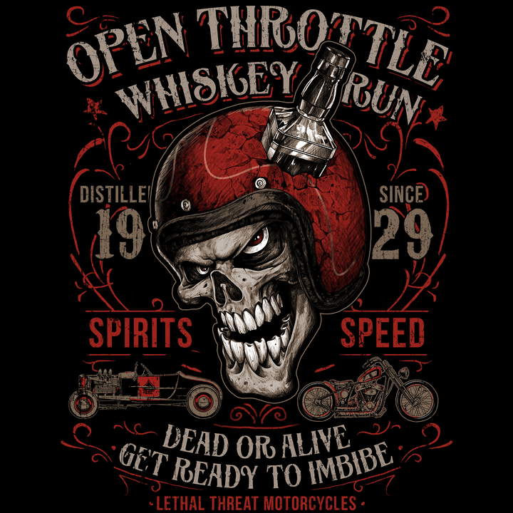 Open Throttle Zip Up Hoodie