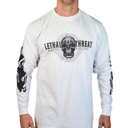 Death Rider White Long Sleeve Men's Shirt