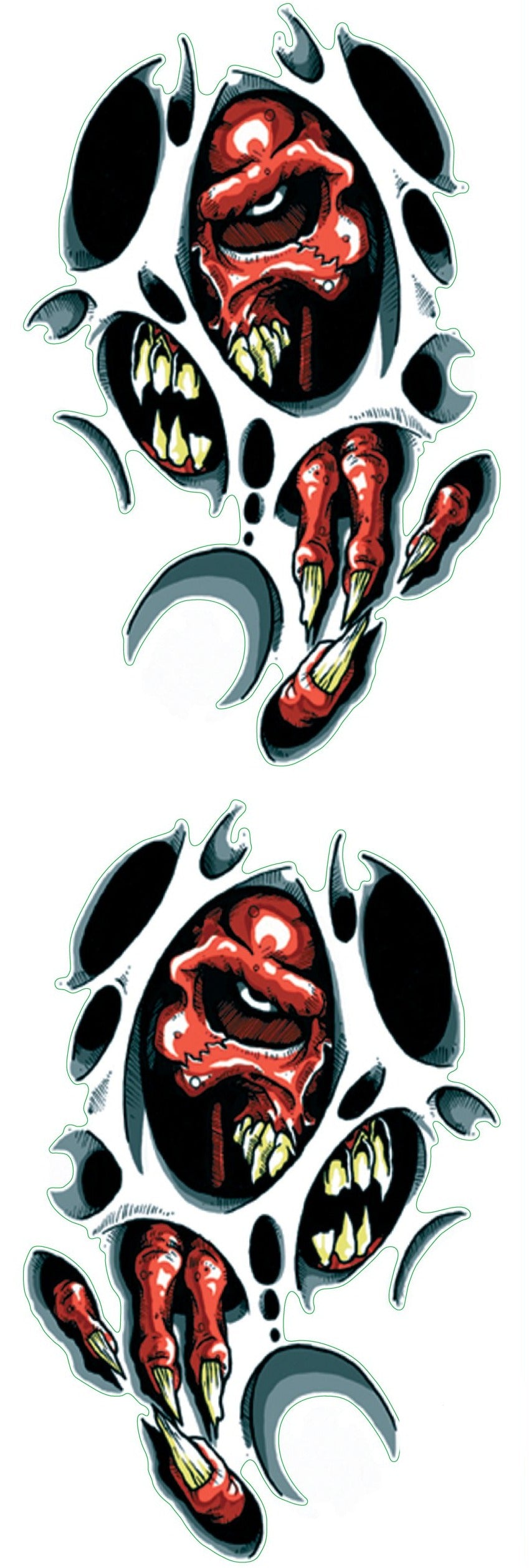 Ripping Skull Decal