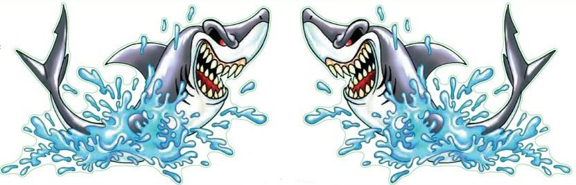 Shark Attack Decal