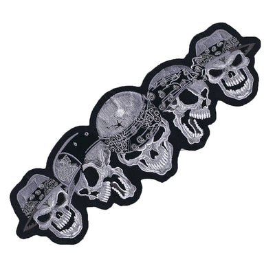 Thug Skulls Embroidered Patch