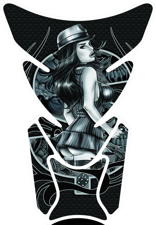 Gangsta Babe Motorcycle Tank Pad / Motorcycle Tank Protector