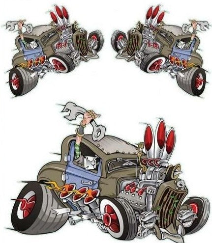 Genuine Junk Yard Parts Sticker Die Cut Decal Hot Rod Rat Rod - Foto 12