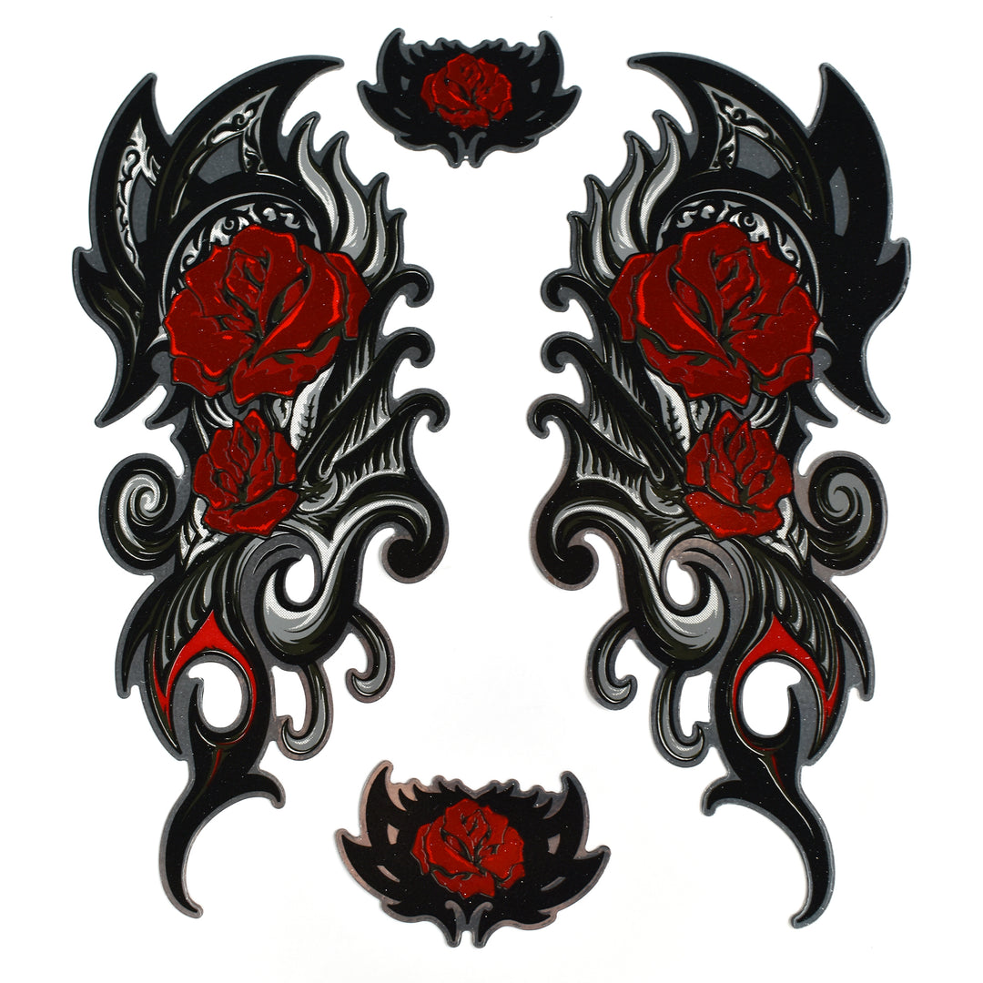 Tattoo Rose Glitter Decal