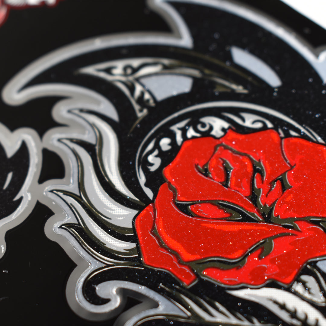 Tattoo Rose Glitter Decal