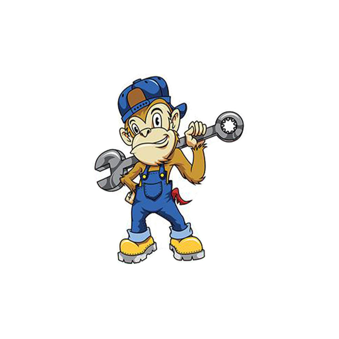 Rude & Crude: Decal: Grease Monkey Decal