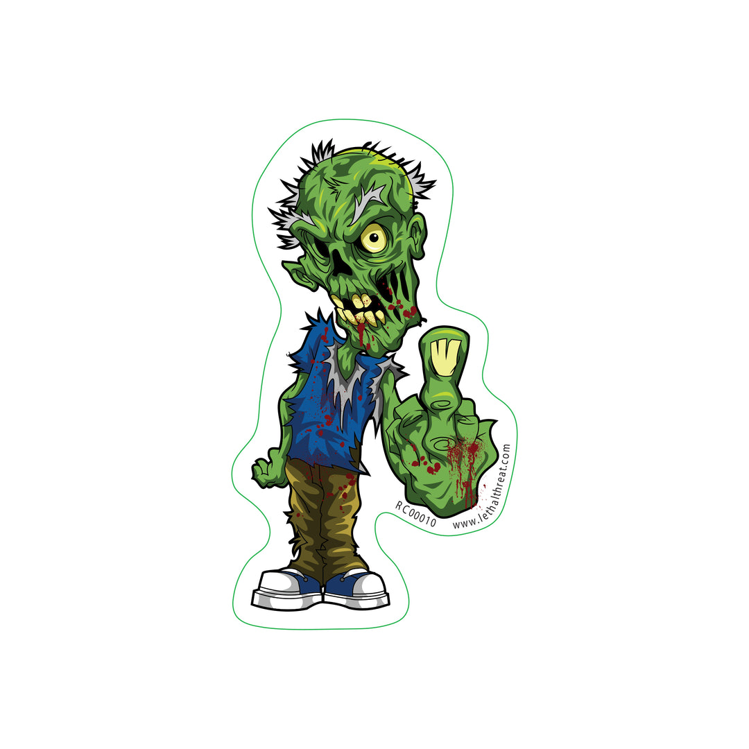 Zombie Finger Sticker Decal