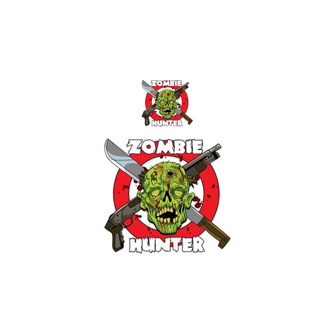 Zombie Hunter Sticker
