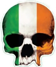 Irish Flag Skull Mini Decal/Sticker