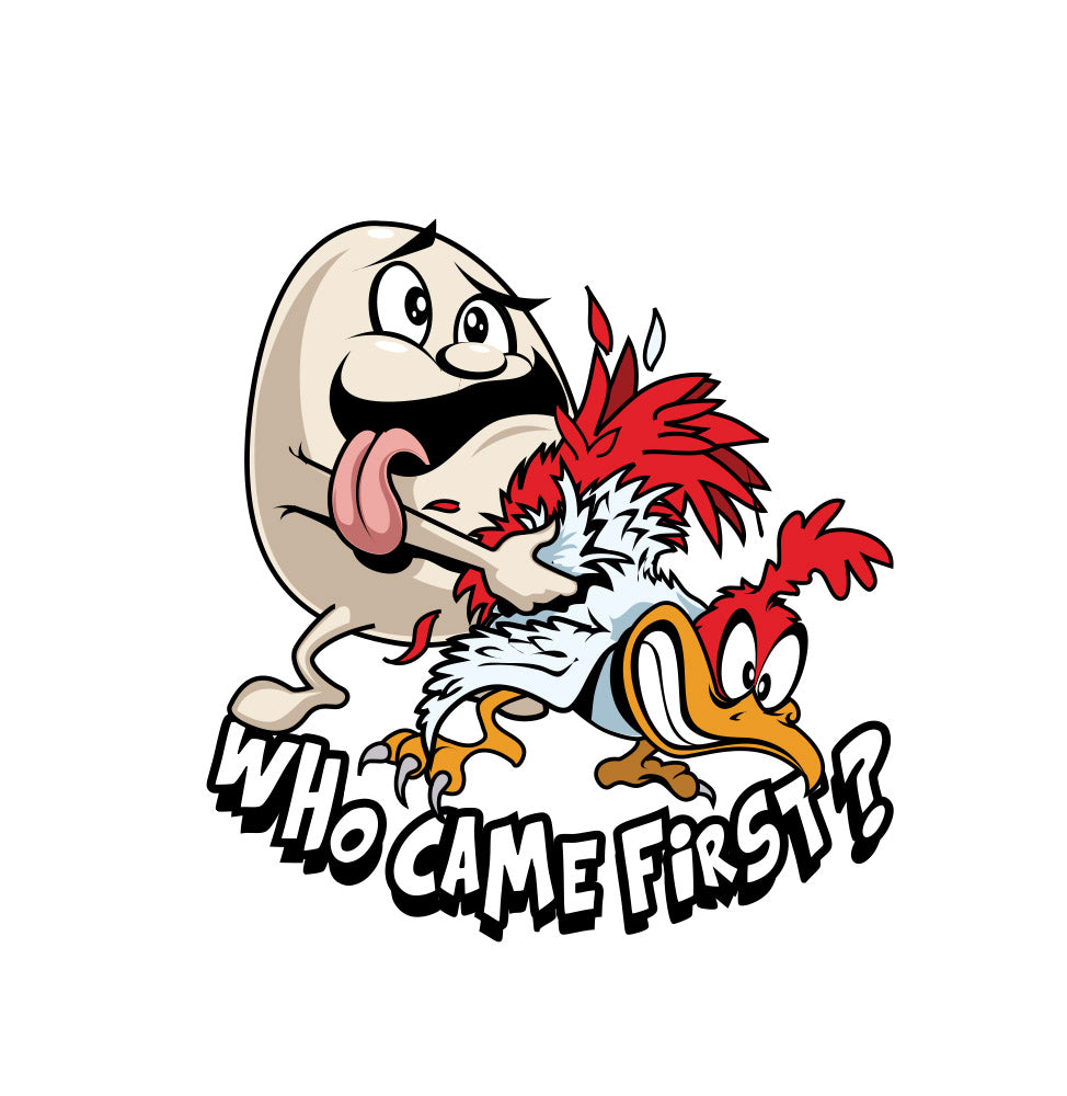 Who Came First, the Chicken or the Egg Sticker