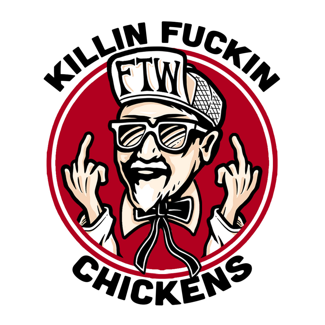 Gettin Fried Mini Decal / Stickers