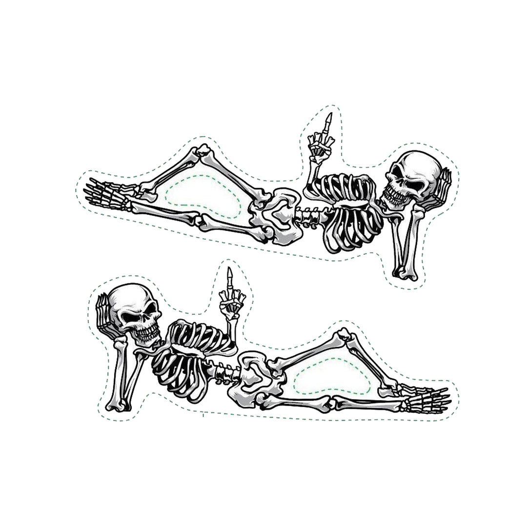 Finger Skeleton Mini Decal/Sticker