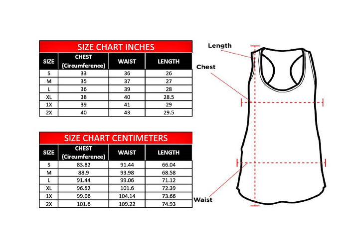 Skull Arm Tattoo Razor Back Tank Top