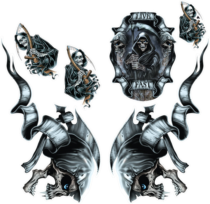 Reaper Skull Decal Series