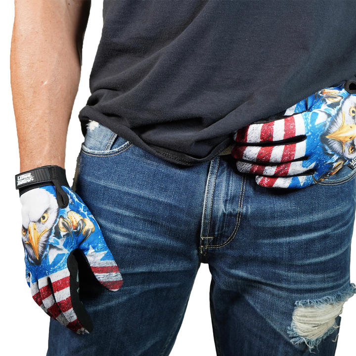 Rip n Tear USA Eagle Hand Gloves