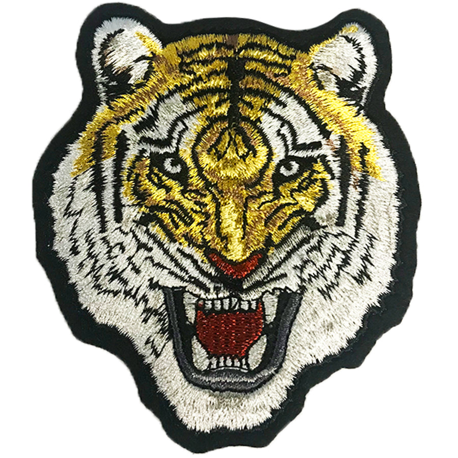 Tiger Fury Vintage Embroidered Patch