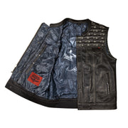 FTW Skull Leather Vest