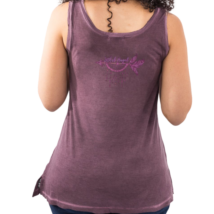 Floral Western Cow Skull Tank
