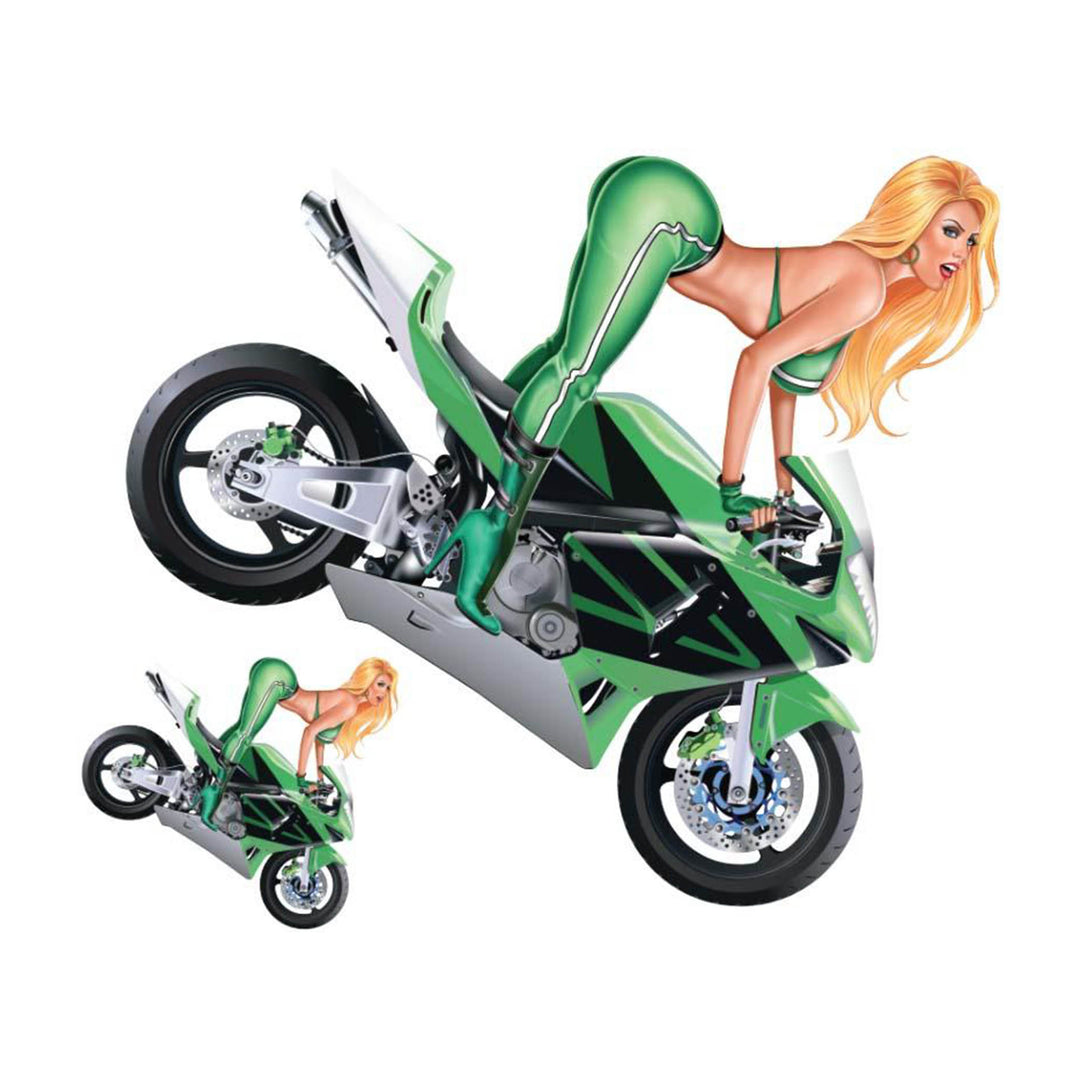 Endo Motorcycle Girl Decal