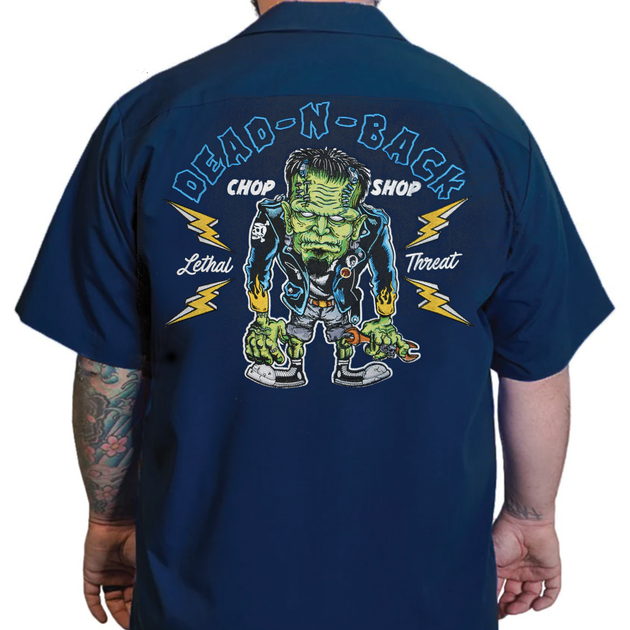 Embroidered Work Shirts & Other Custom Mechanic Shirts – Lethal
