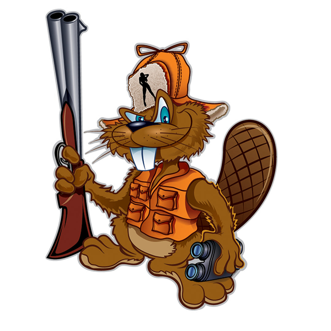 Beaver Hunter Mini Decal/Sticker
